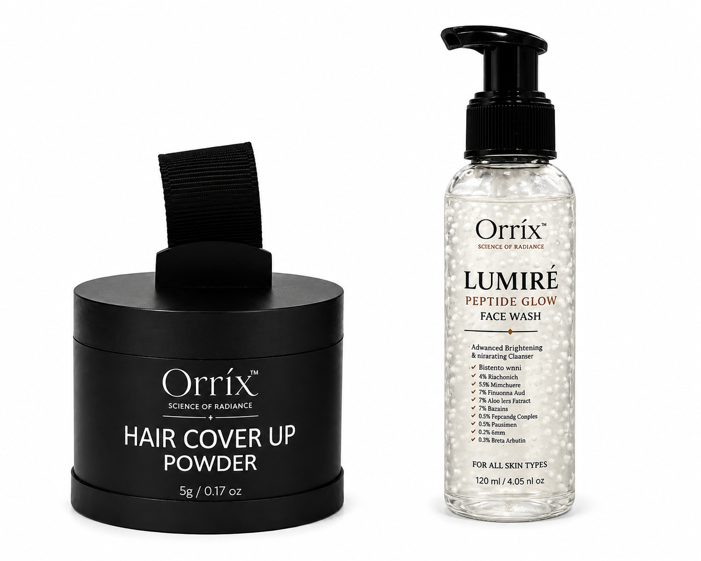 Facewash+ Hair powder