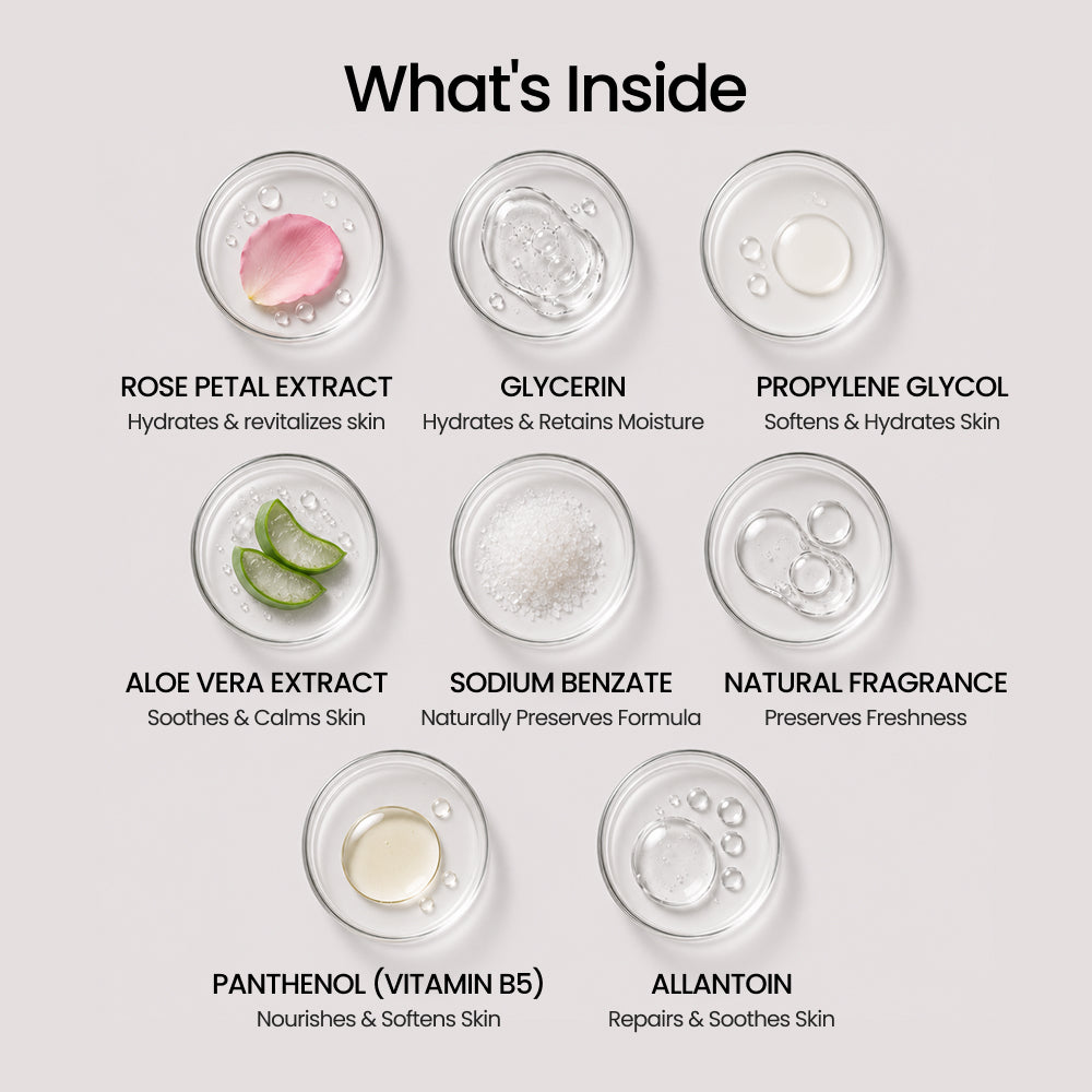 Facewash + Rose Radinace - Combo