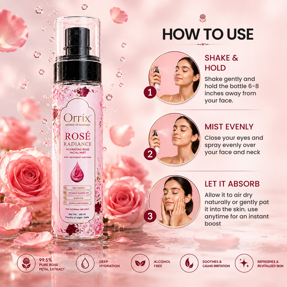 Facewash + Rose Radinace - Combo
