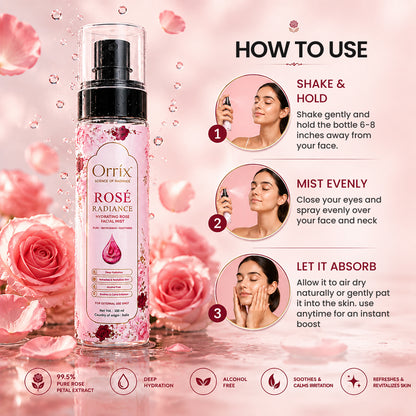 Facewash + Rose Radinace - Combo